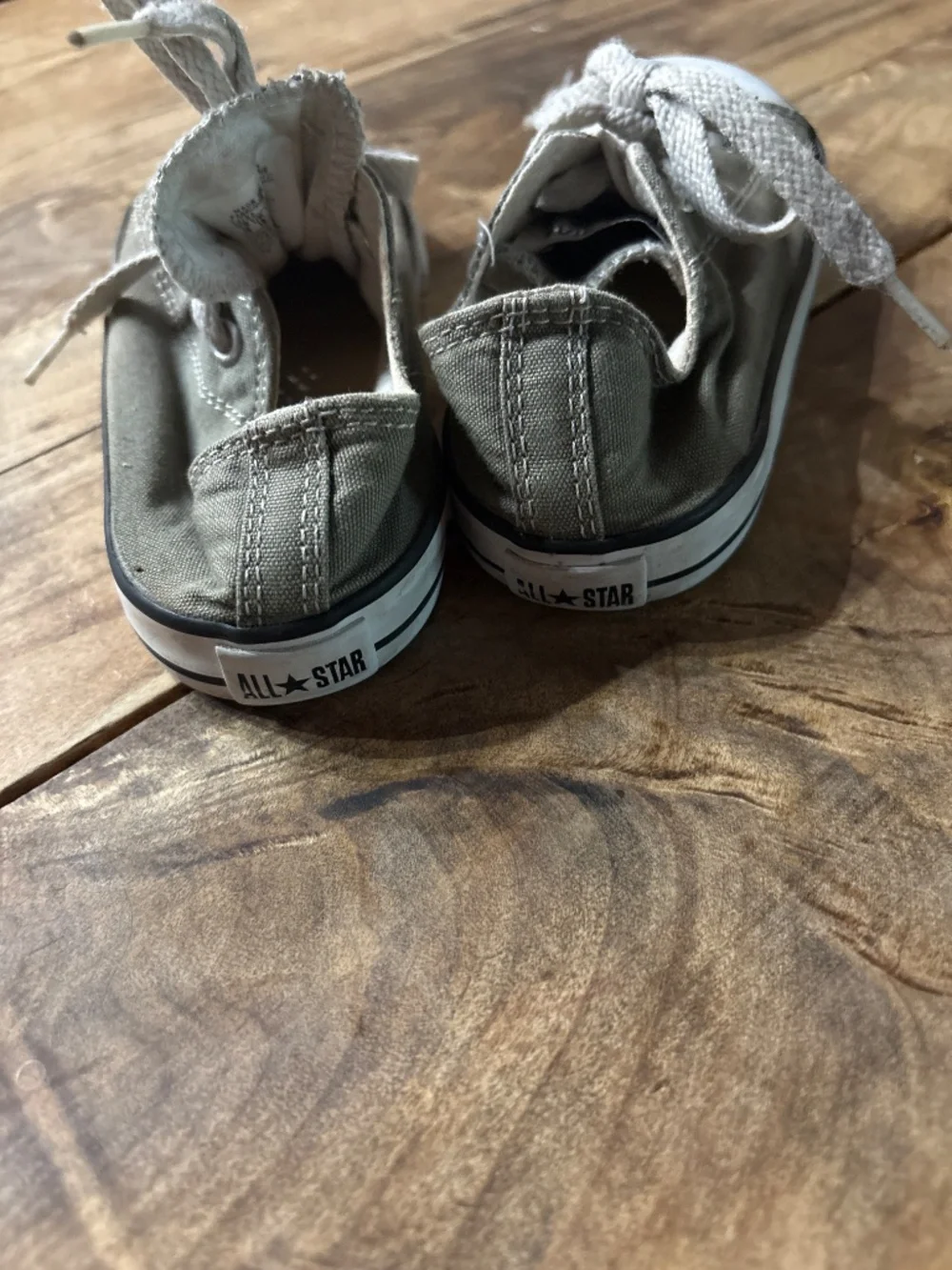 Converse All Stars, gray, kids size 10